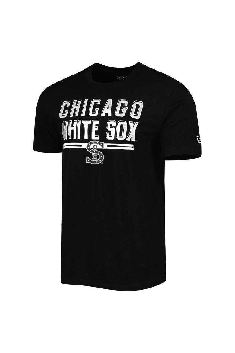 Men's New Era Black Chicago White Sox Batting Practice T-Shirt, Alternate, color, Black