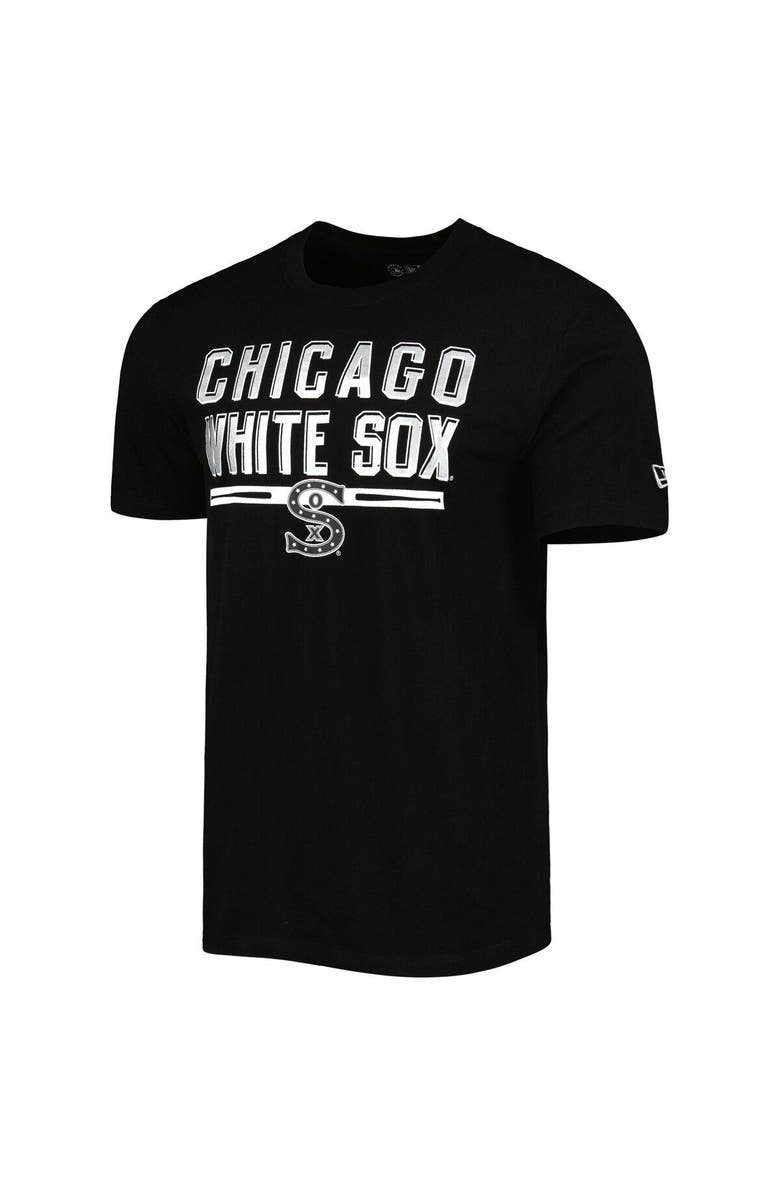 New Era Men's New Era Black Chicago White Sox Batting Practice T-Shirt, Alternate, color, Black