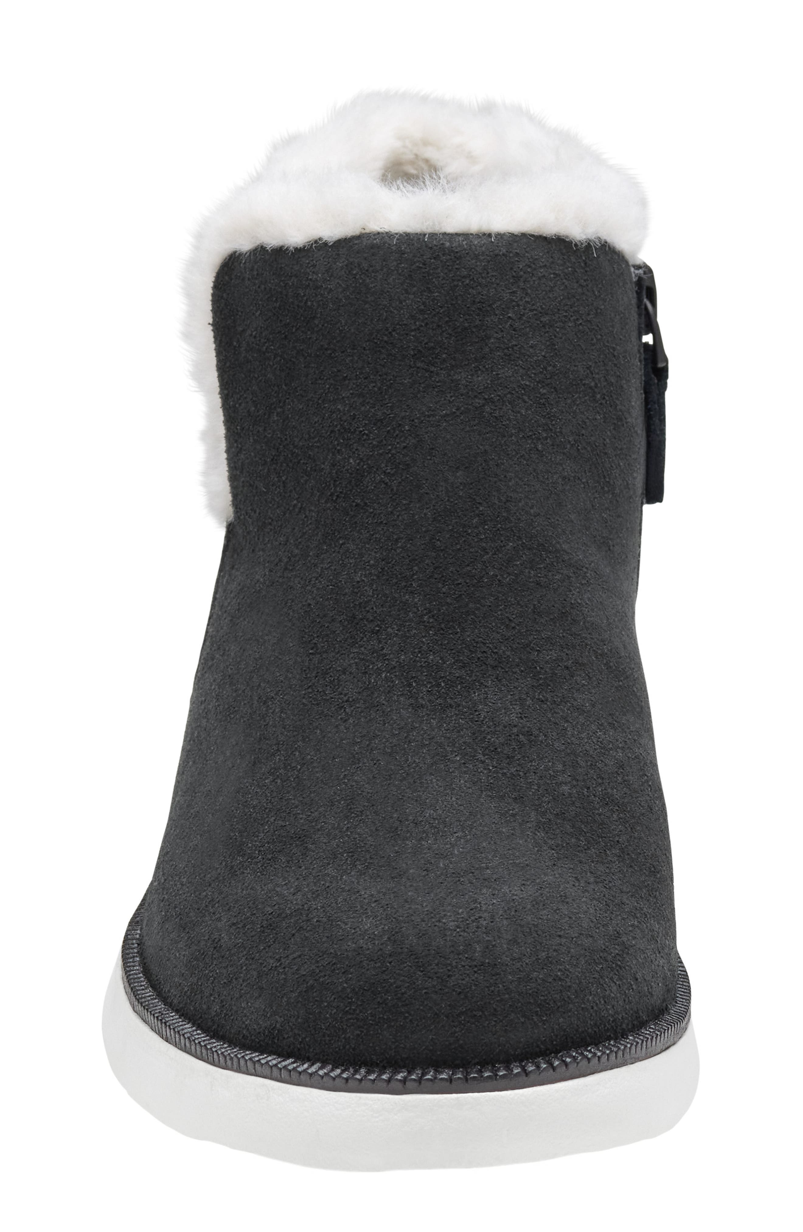 Johnston & Murphy Emery Waterproof Faux Shearling Bootie, Alternate, color, 