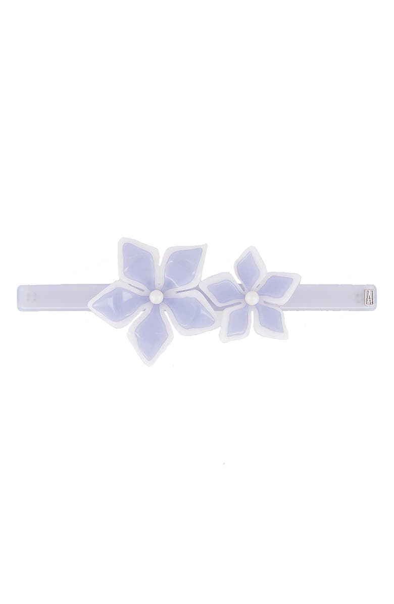 Alexandre de Paris Imitation Pearl Flower Barrette, Alternate, color, 