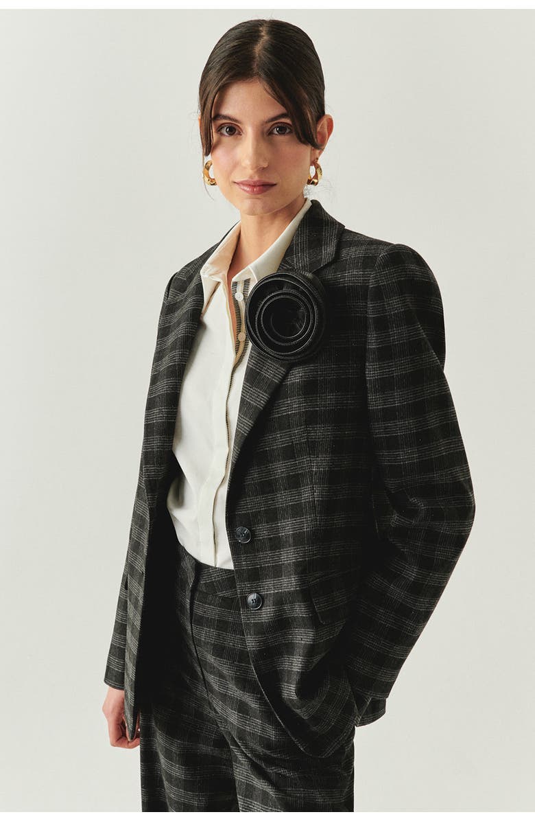 Exquise Amiri Plaid Jacket, Alternate, color, Anthracite