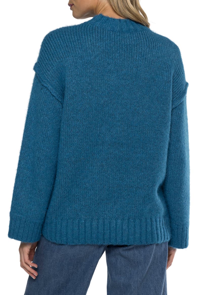 Courtney Crewneck Sweater, Alternate, color, COBALT