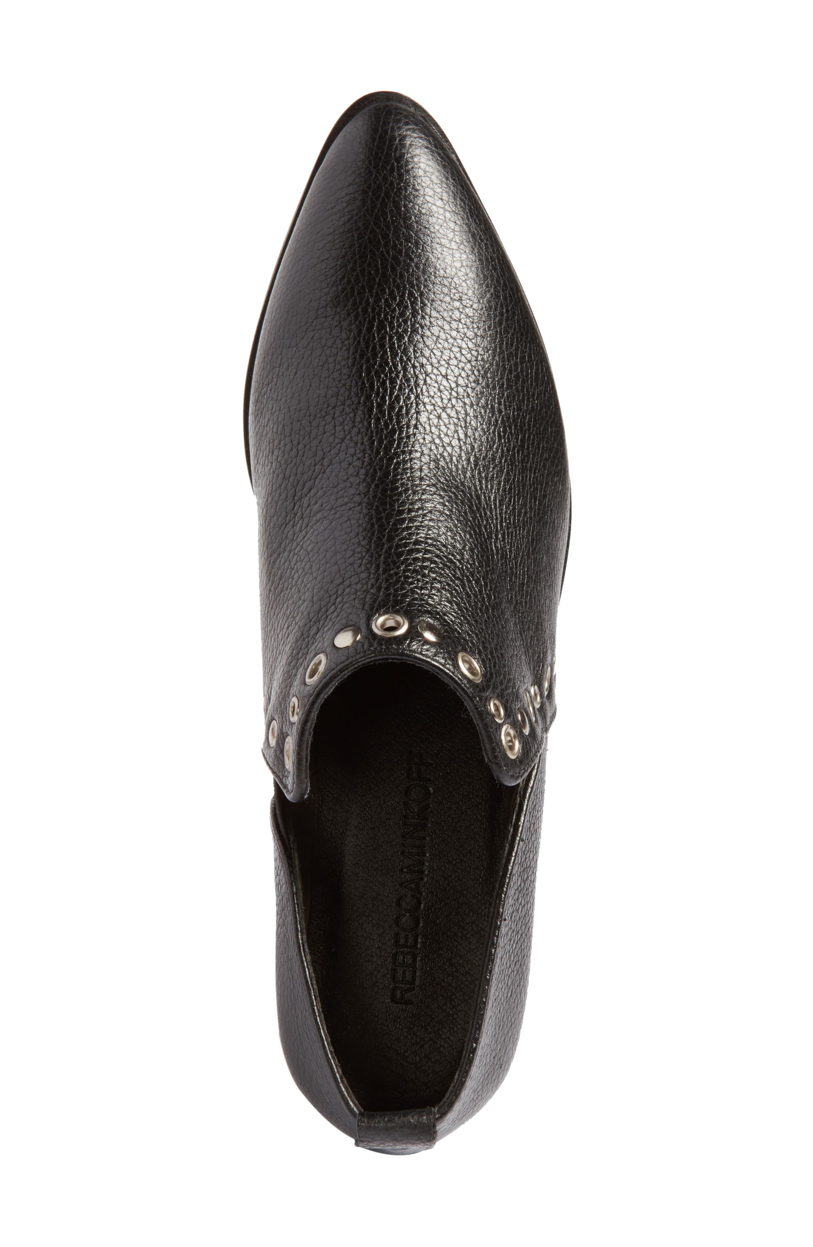 Annette Ankle Boot, Alternate, color, BLACK LEATHER