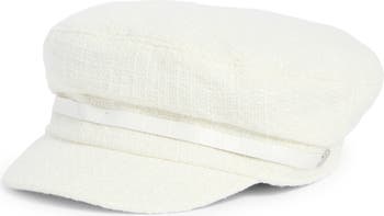 Vince Camuto White Linen Elegant Baseball Cap Vince Camuto | Accessories | Vince Camuto White Linen  main image 4