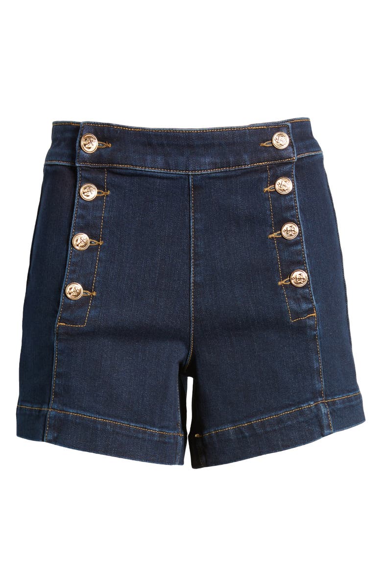 Prosperity Denim Sailor Denim Shorts, Alternate, color,