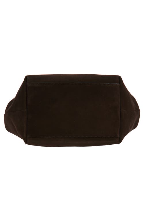 Madewell Oversize Suede Shopper In Brown
