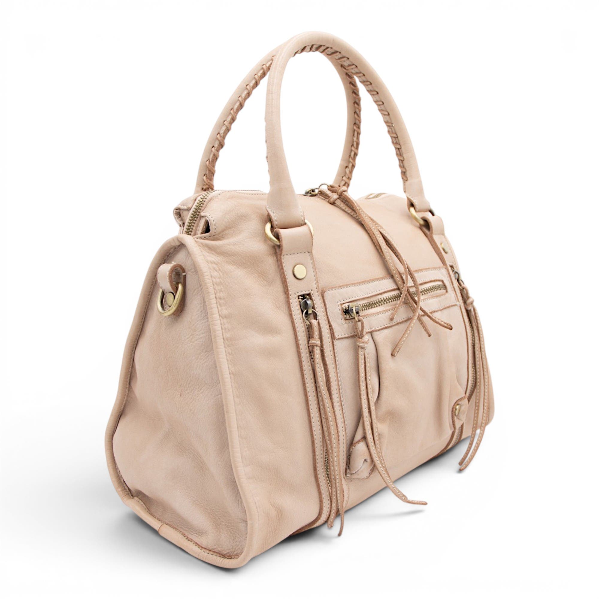 Large Pocket Satchel, Alternate, color, Light Taupe