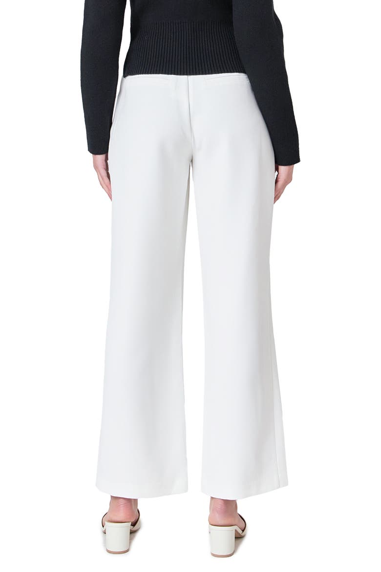 High Waist Stretch Pants, Alternate, color, IVORY