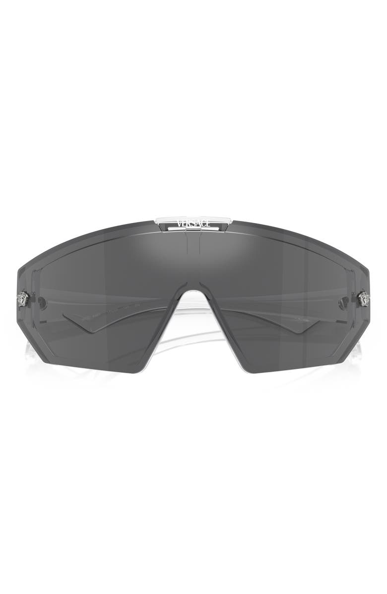 Versace Medusa Horizon Shield Sunglasses, Main, color, 