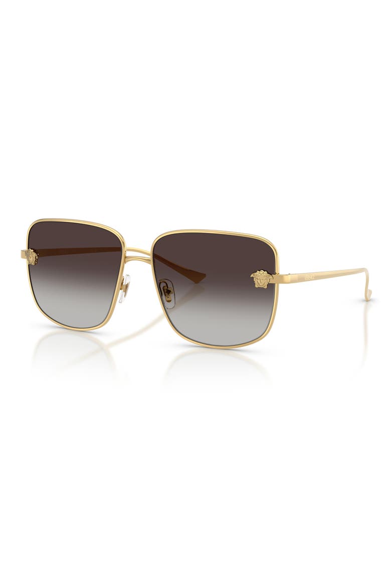 59mm Square Sunglasses, Alternate, color, GOLD / GREY GRADIENT