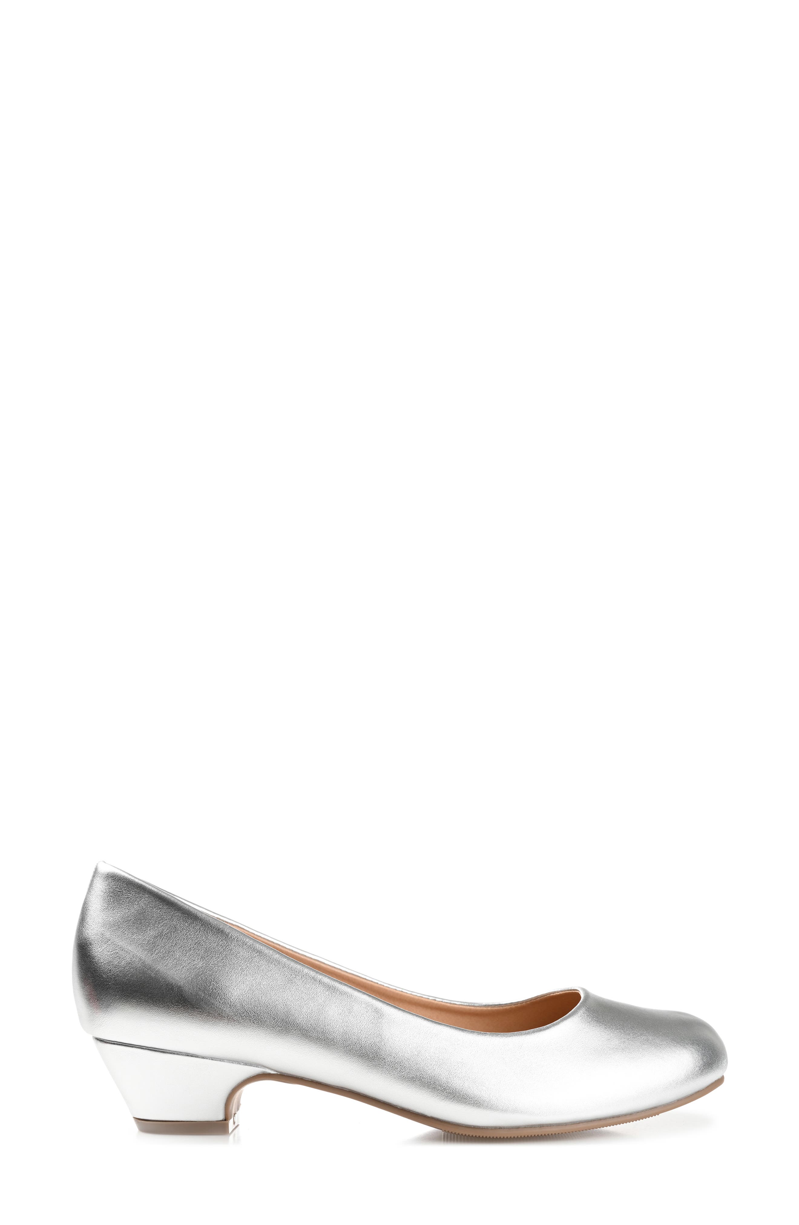 Journee Collection Saar Pump - Wide Width, Alternate, color, Silver