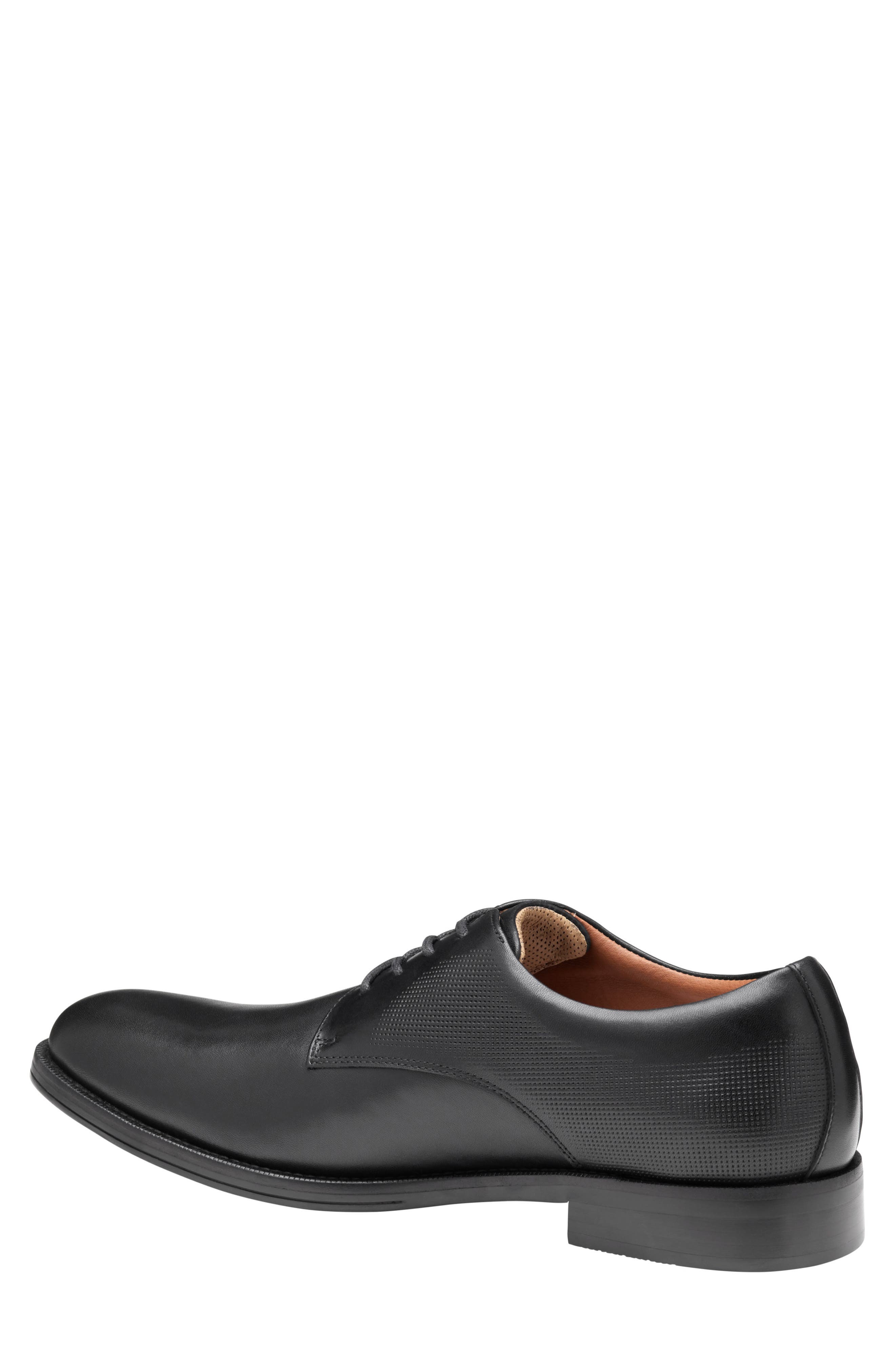 Johnston & Murphy Copley XC+ Waterproof Plain Toe Derby, Alternate, color, Black Waterproof Full Grain