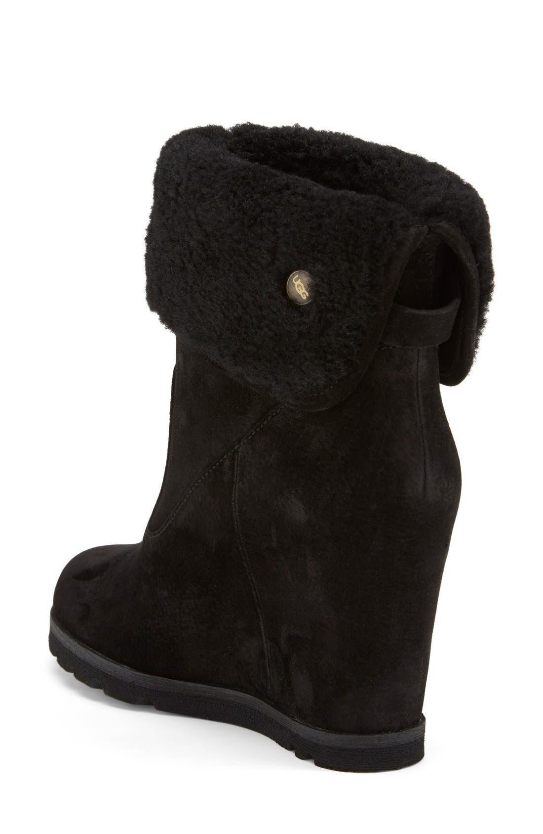 UGG<sup>®</sup> Australia 'Kyra' Water Resistant Wedge Bootie, Alternate, color, 