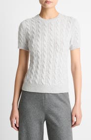 Vince Cable Short Sleeve Sweater