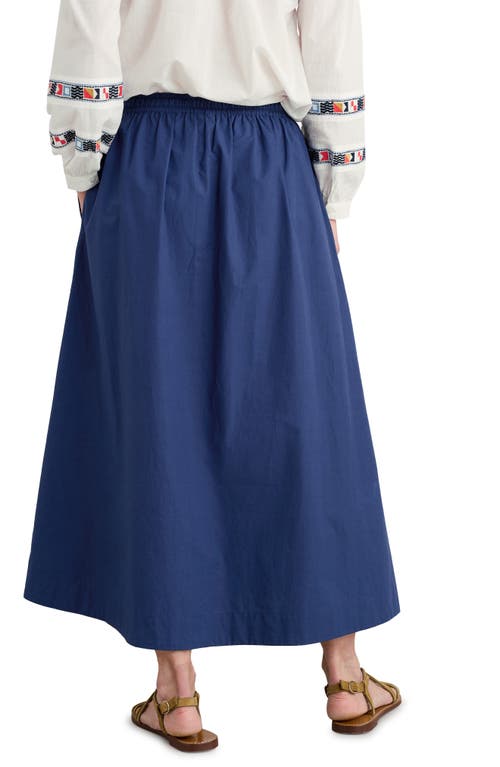 Seasalt Cornwall Organic Cotton Drawstring Maxi Skirt