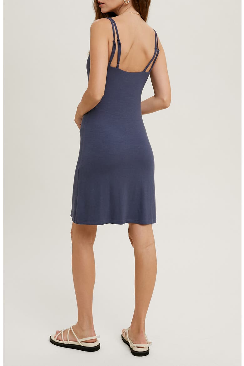 Double Strap Tank Dress, Alternate, color, BLUE