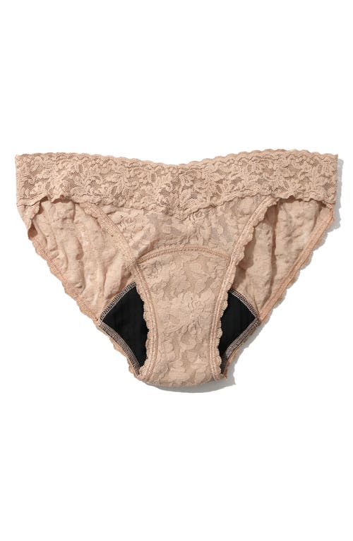 Hanky Panky Signature Lace V-kini Bikini In Brown