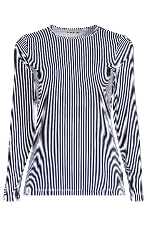 LANDS' END LANDS' END LONG SLEEVE RELAXED UPF 50 RASH GUARD