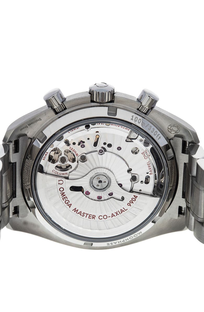 Watchfinder & Co. Omega Preowned Speedmaster Moonphase Bracelet Watch, 44.2mm, Alternate, color, 