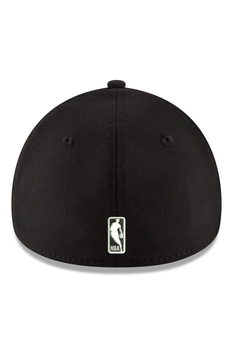 Men's New Era Black Orlando Magic Team Classic 39THIRTY Flex Hat, Alternate, color, BLACK