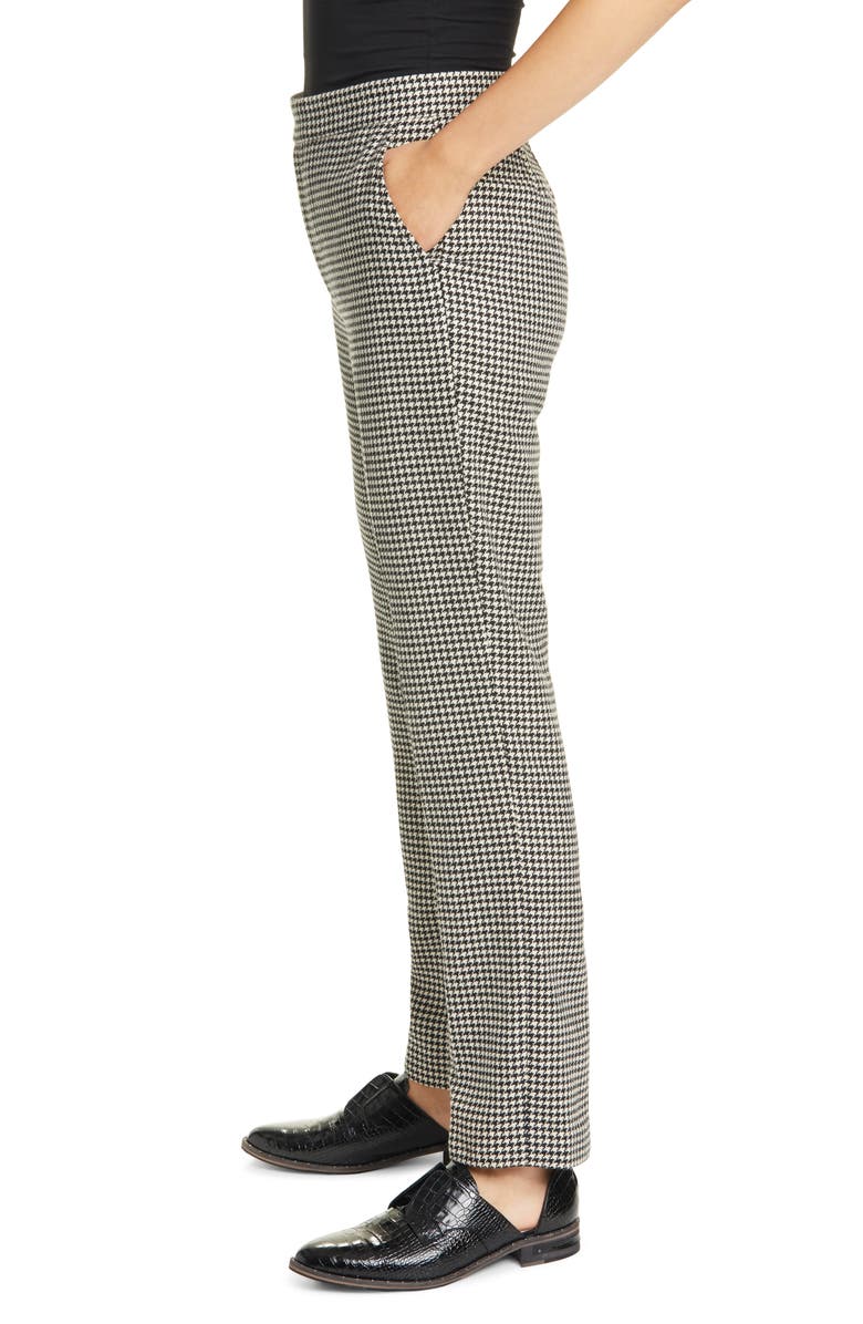 Polo Ralph Lauren Houndstooth Check Wool Blend Trousers, Alternate, color, 