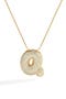  18K Gold / Letter Q