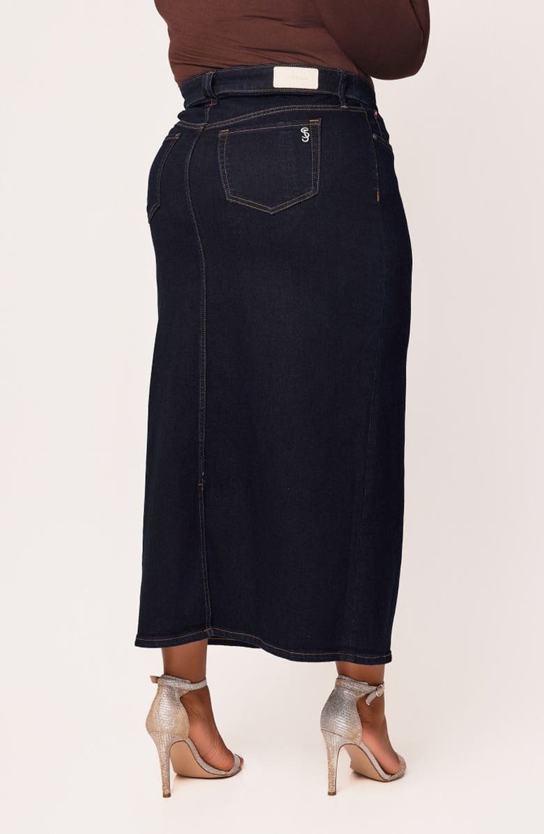 SLINK Jeans Denim Maxi Skirt, Alternate, color, Ava
