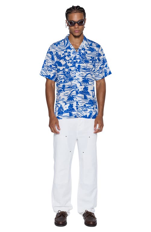 Ksubi Lagoon Print Camp Shirt In Multi