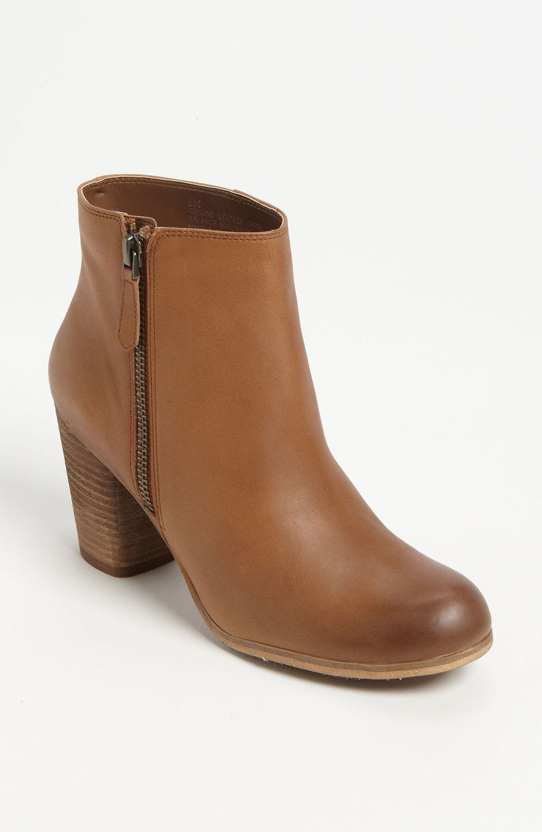 'Trolley'  Bootie, Main, color, COGNAC LEATHER
