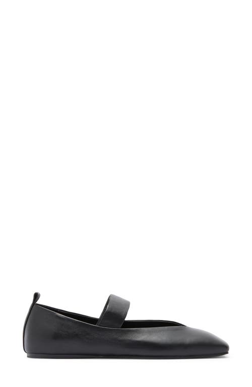 Tony Bianco Hawaii Mary Jane Flat In Black Nappa