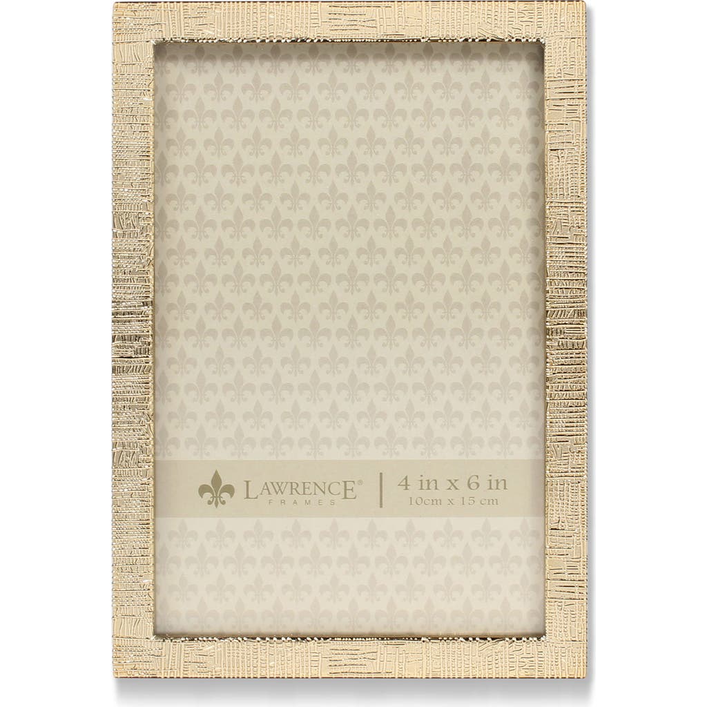 Lawrence Frames Gold Linen Picture Frame