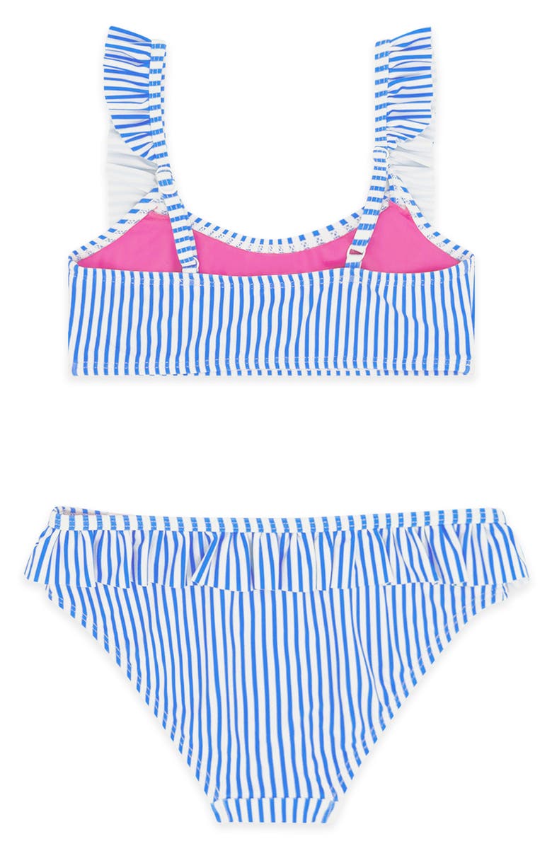 Feather 4 Arrow Kids' Happy Daze UPF 50+ Two-Piece Swimsuit, Alternate, color, Marina Blue