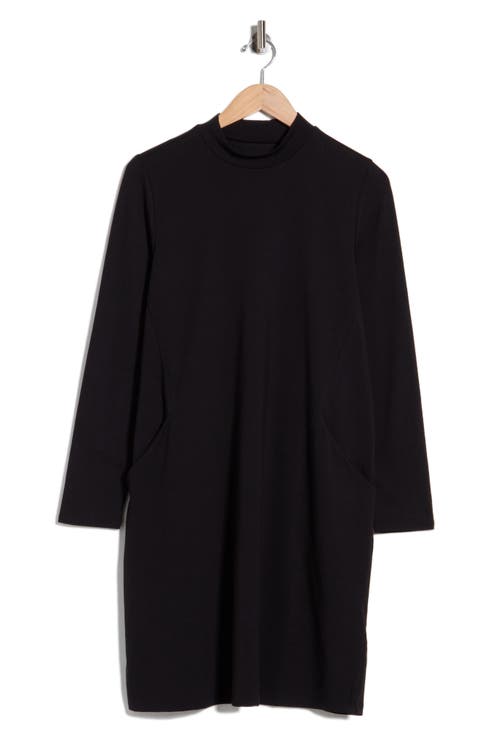 Mock Neck Long Sleeve Dress