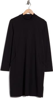 Eileen Fisher Mock Neck Long Sleeve Dress