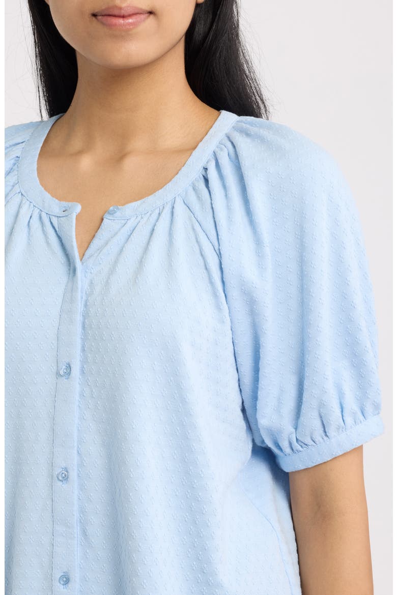 Puff Sleeve Top, Alternate, color, LIGHT BLUE