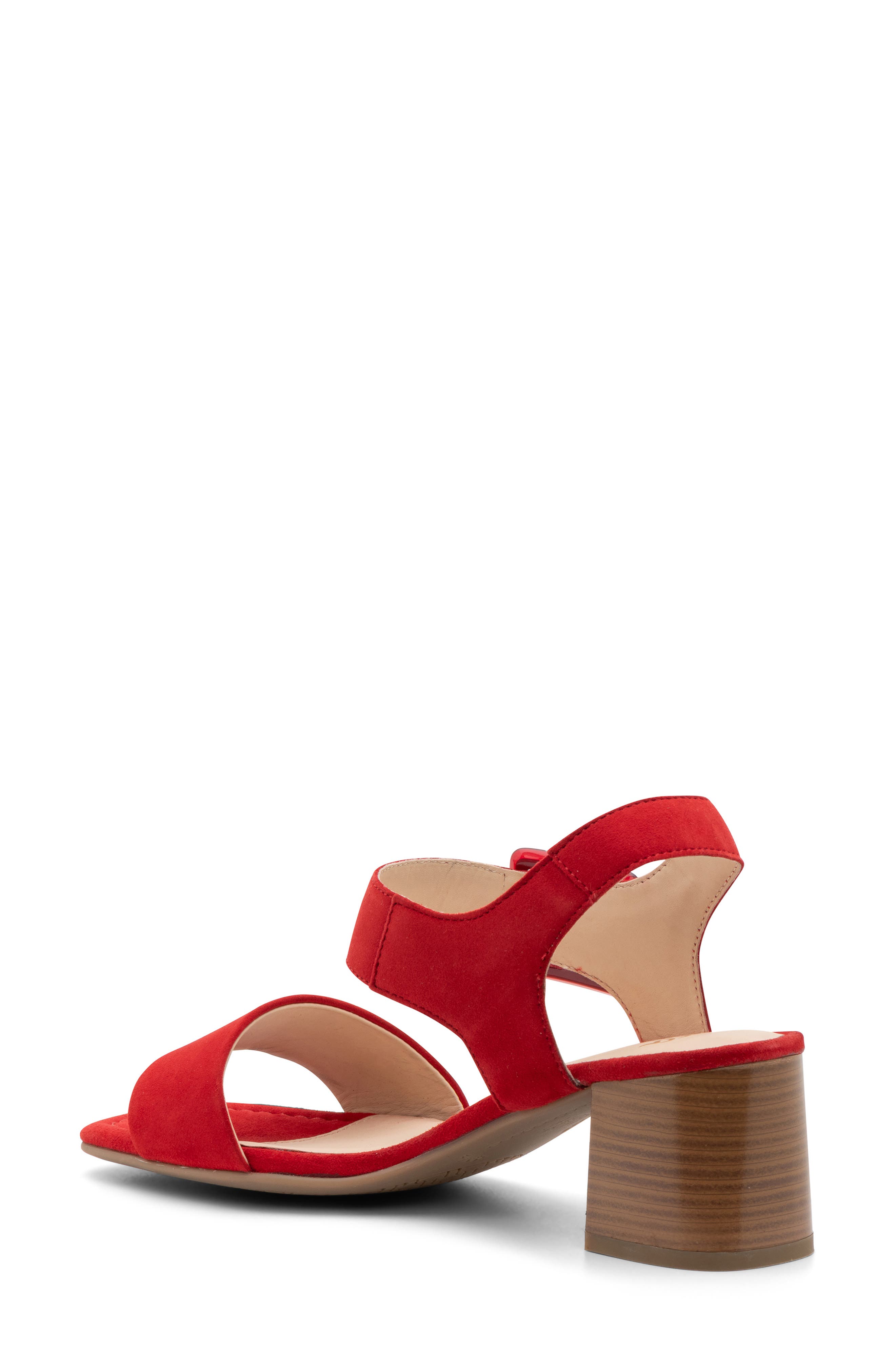 ara Bethel Ankle Strap Sandal, Alternate, color, Red