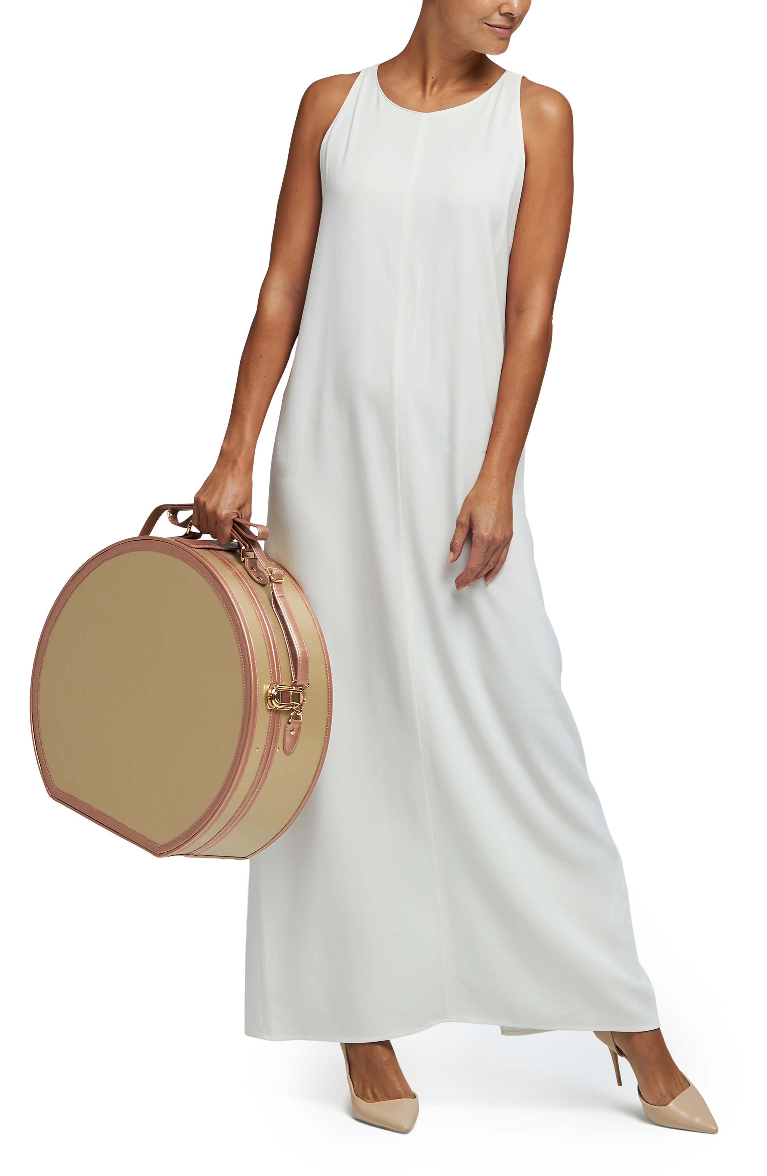 SteamLine Luggage The Alchemist Deluxe Hatbox, Alternate, color, 