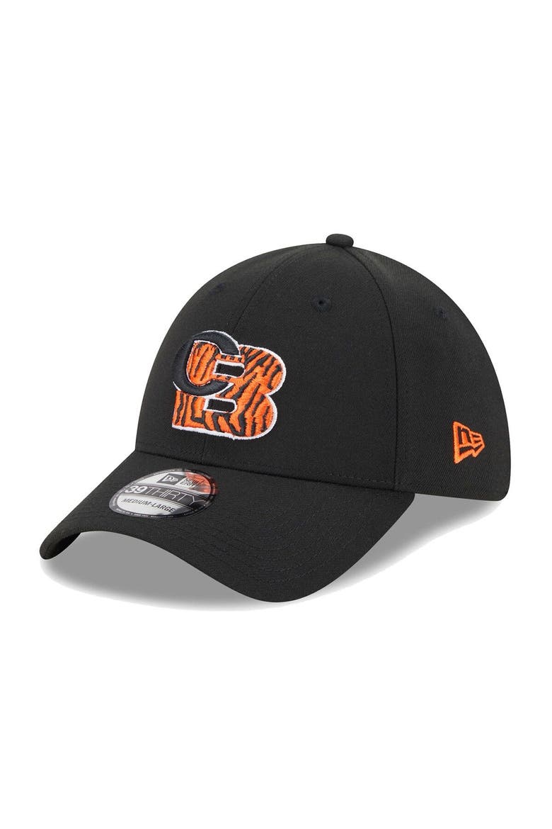 Men's New Era Black Cincinnati Bengals City Originals 39THIRTY Flex Hat, Main, color, Black