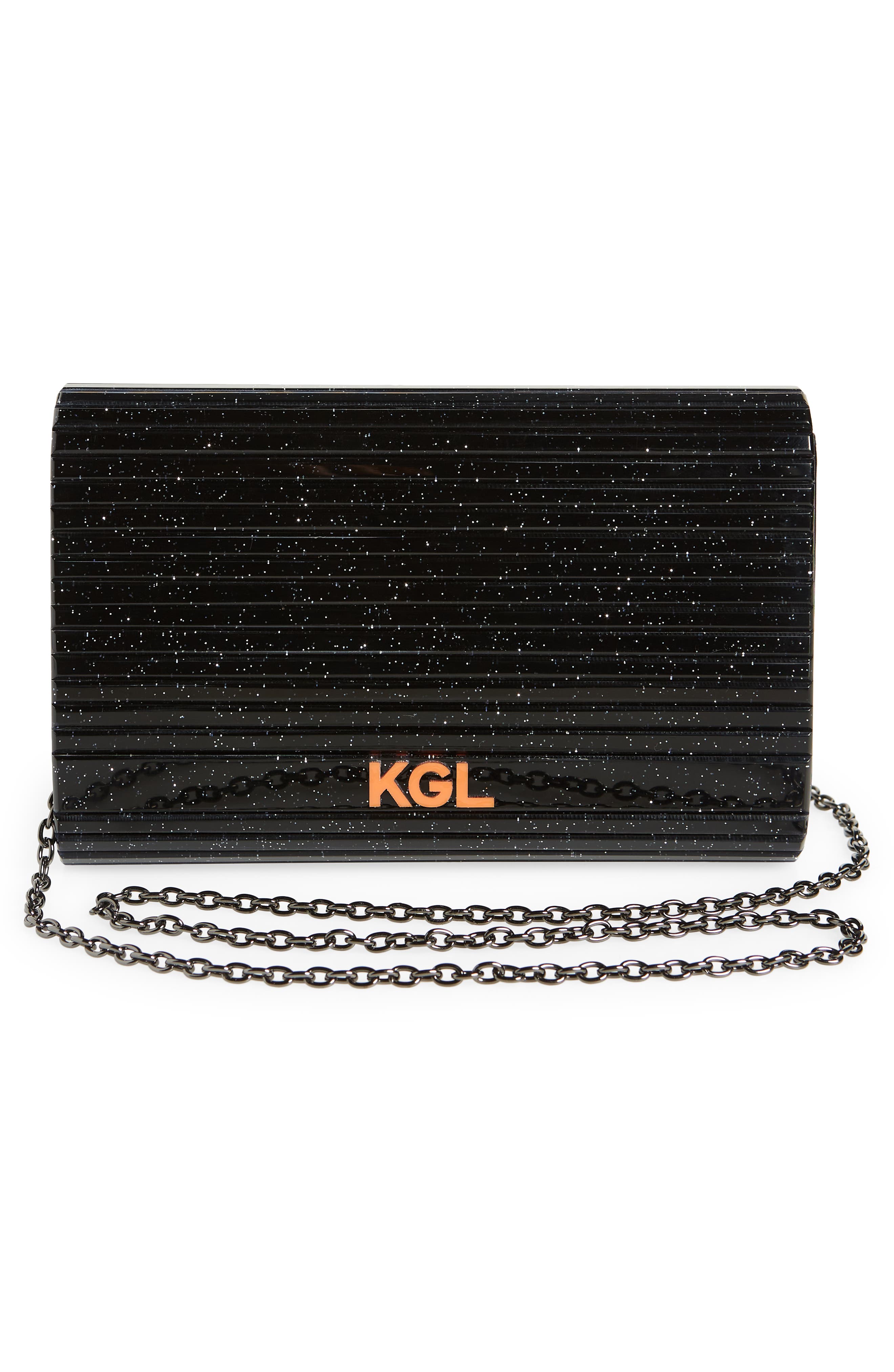 Kurt Geiger London Crystal Embellished Party Clutch, Alternate, color, 