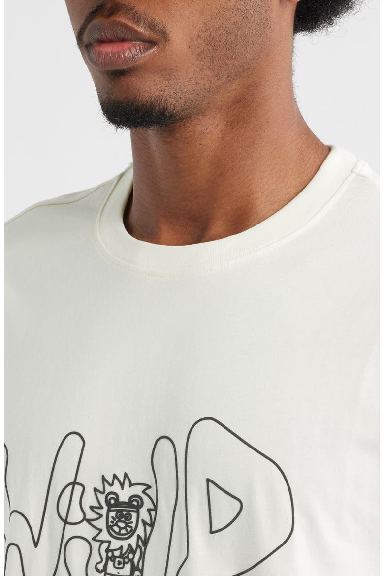 Wild & Free Graphic T-Shirt, Alternate, color, VANILLA ICE