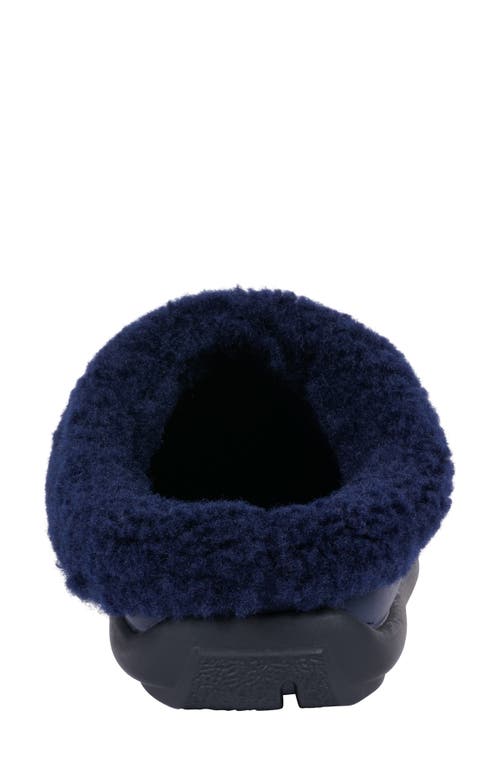 Gc Shoes Shari Faux Shearling Lined Mule In Blue