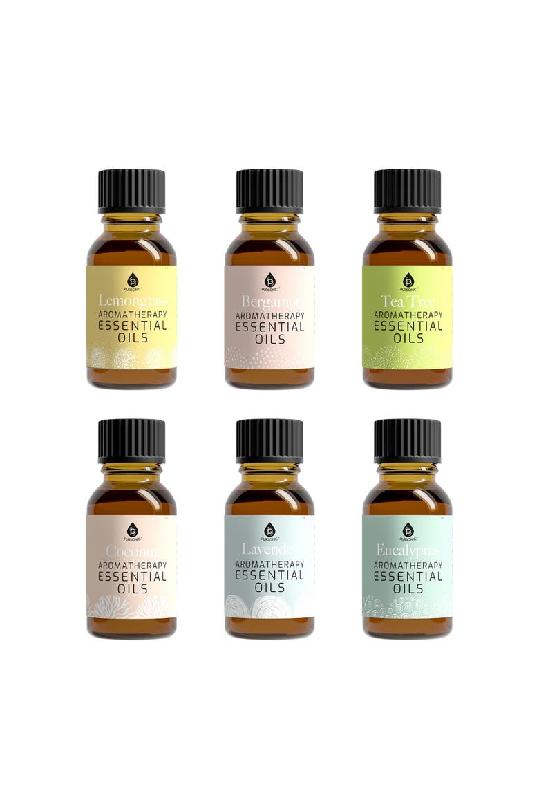 6 Pack of Aromatherapy Essential Oils, Alternate, color, Multicolor