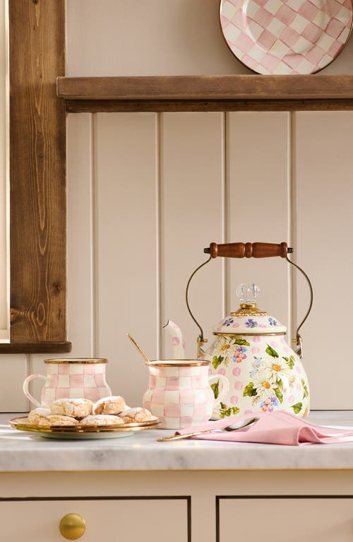 Mackenzie-childs Mackenzie Childs Wildflowers Enameled Steel 2-quart Tea Kettle In Multi