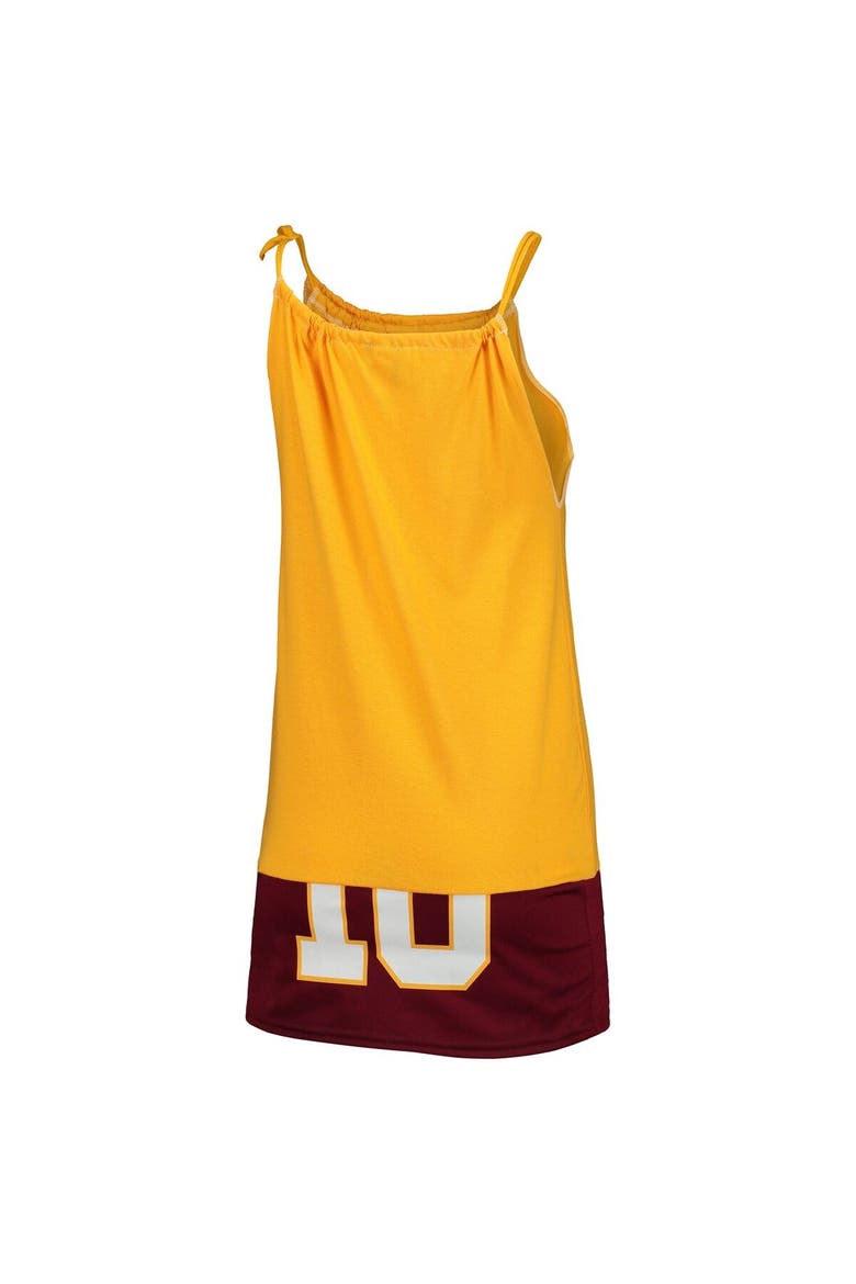 Women's Refried Apparel Gold Washington Commanders Sleeveless Tank Dress, Alternate, color, Gold