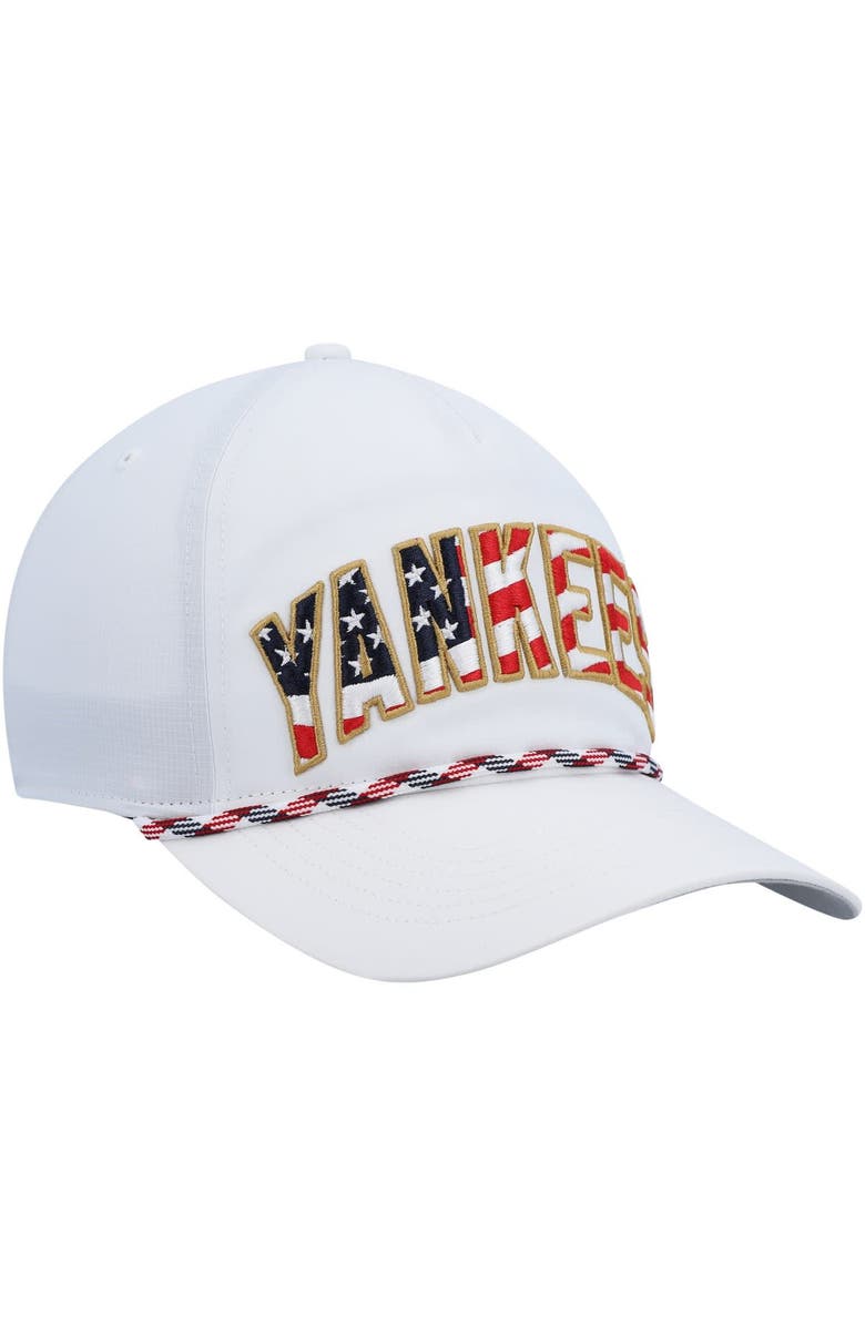 '47 Men's '47 White New York Yankees Flag Flutter Hitch Snapback Hat, Alternate, color, 