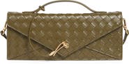 JW PEI Celeste Woven Faux Leather Envelope Clutch