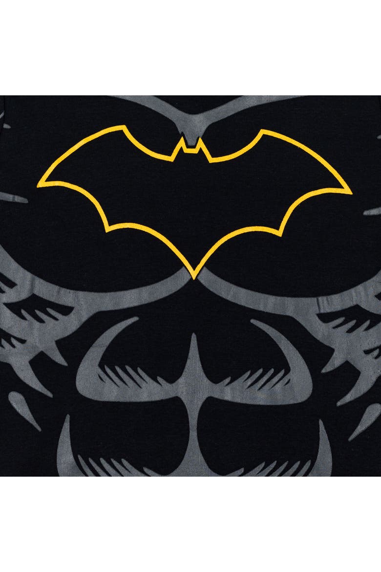 Justice League Batman 2-Piece Pajama Set, Alternate, color, Batman Black