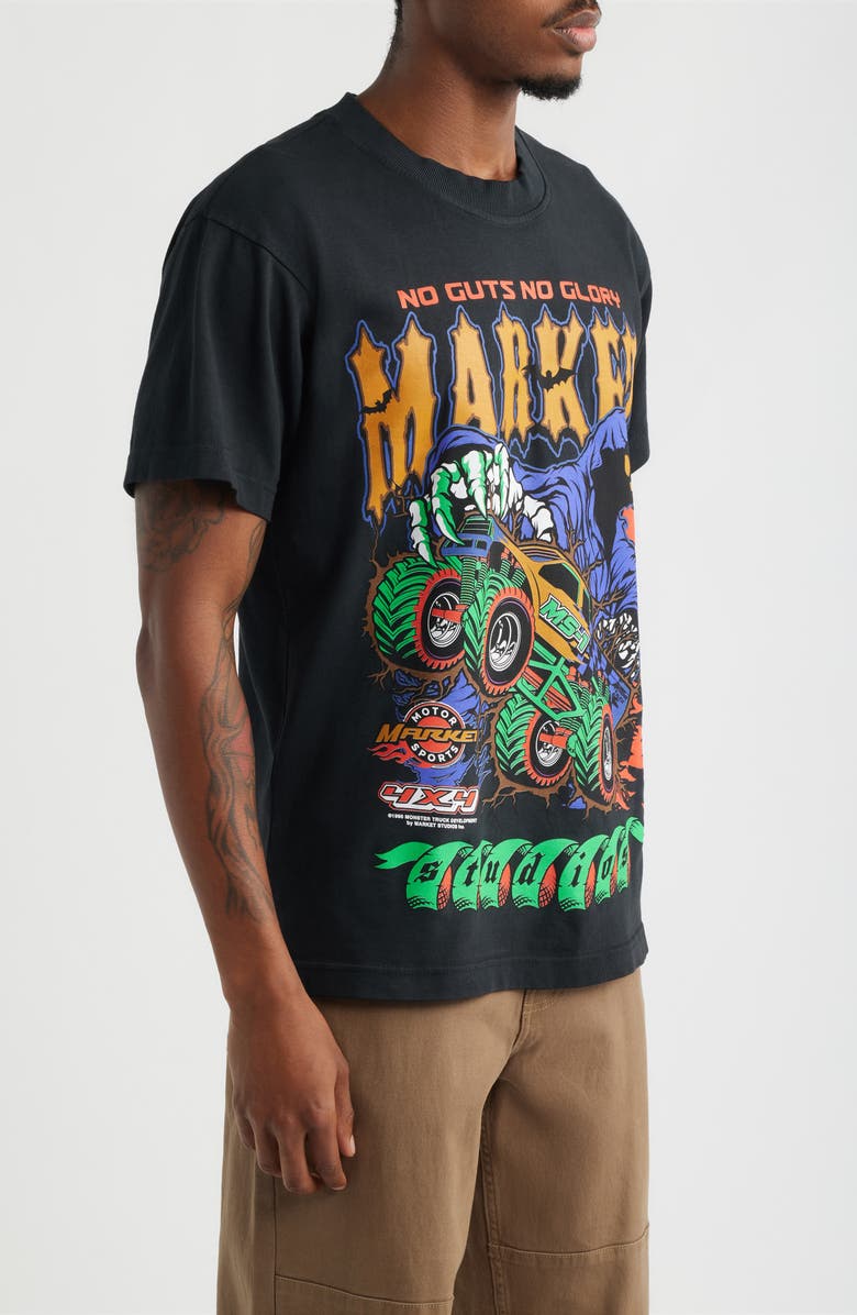 MARKET No Guts No Glory Cotton Graphic T-Shirt, Alternate, color, Black