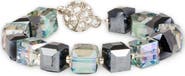 SAACHI Glass Cube Beaded Bracelet