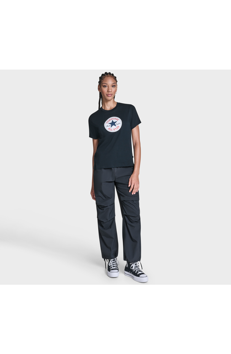 Converse Women's Chuck Taylor All Star Patch T-Shirt, Alternate, color, Converse Black